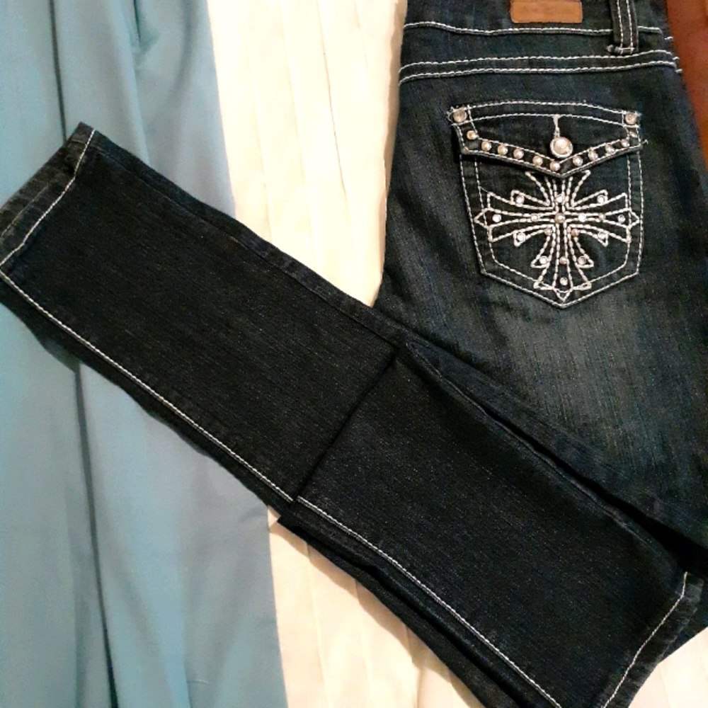 Studded jeans